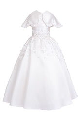 White Flower Couture Dress