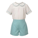 Blue Shorts Set