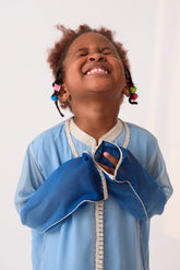 Croissant Caftan Blue