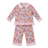 Spring Floral Ruffled Pajama