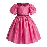Magenta Quilted Dress