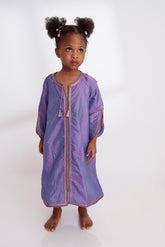 Taffeta Caftan Purple