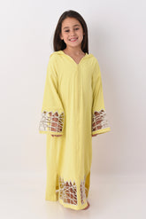 Mosaic Design Kaftan - Yellow