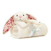 Blossom Cream Bunny 'Berry" Blankie