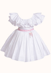 White Layered Couture Dress