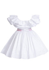 White Layered Couture Dress