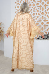 Couture Collection | Beige Sequin Caftan