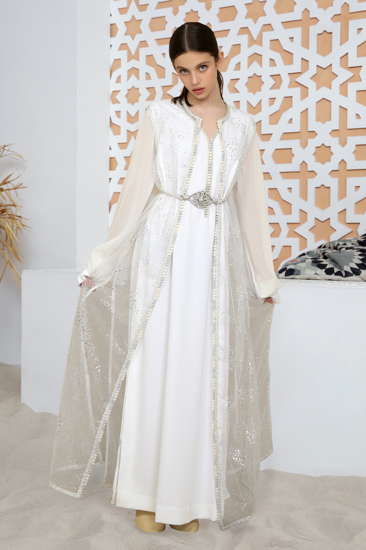 Couture Collection | White Glow Caftan