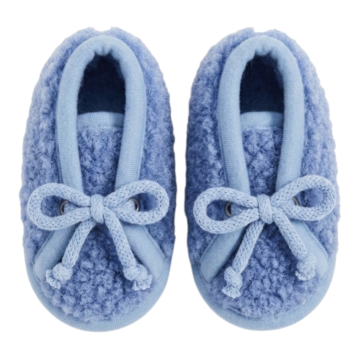 Blue Merino Wool Booties