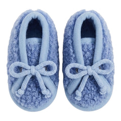 Blue Merino Wool Booties