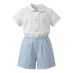 Blue Boy Set Silk