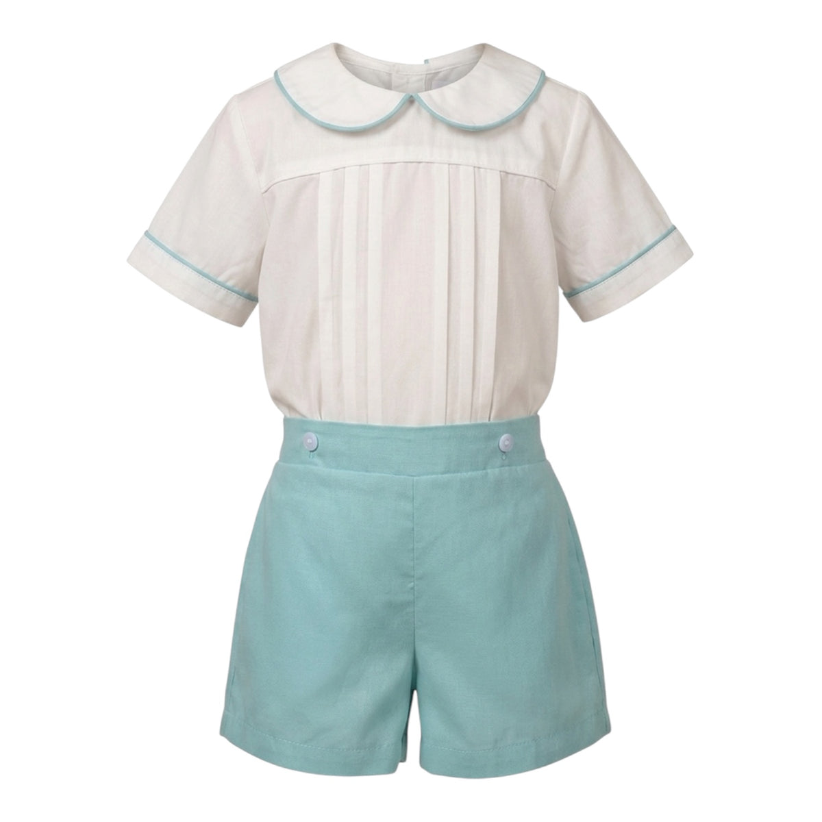Blue Shorts Set