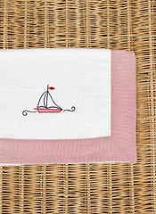 Boat Towel Red Stripes