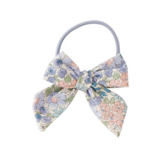 Bow Hair Tie Set Lilly Blue