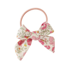Bow Hair Tie Set Rose Garden