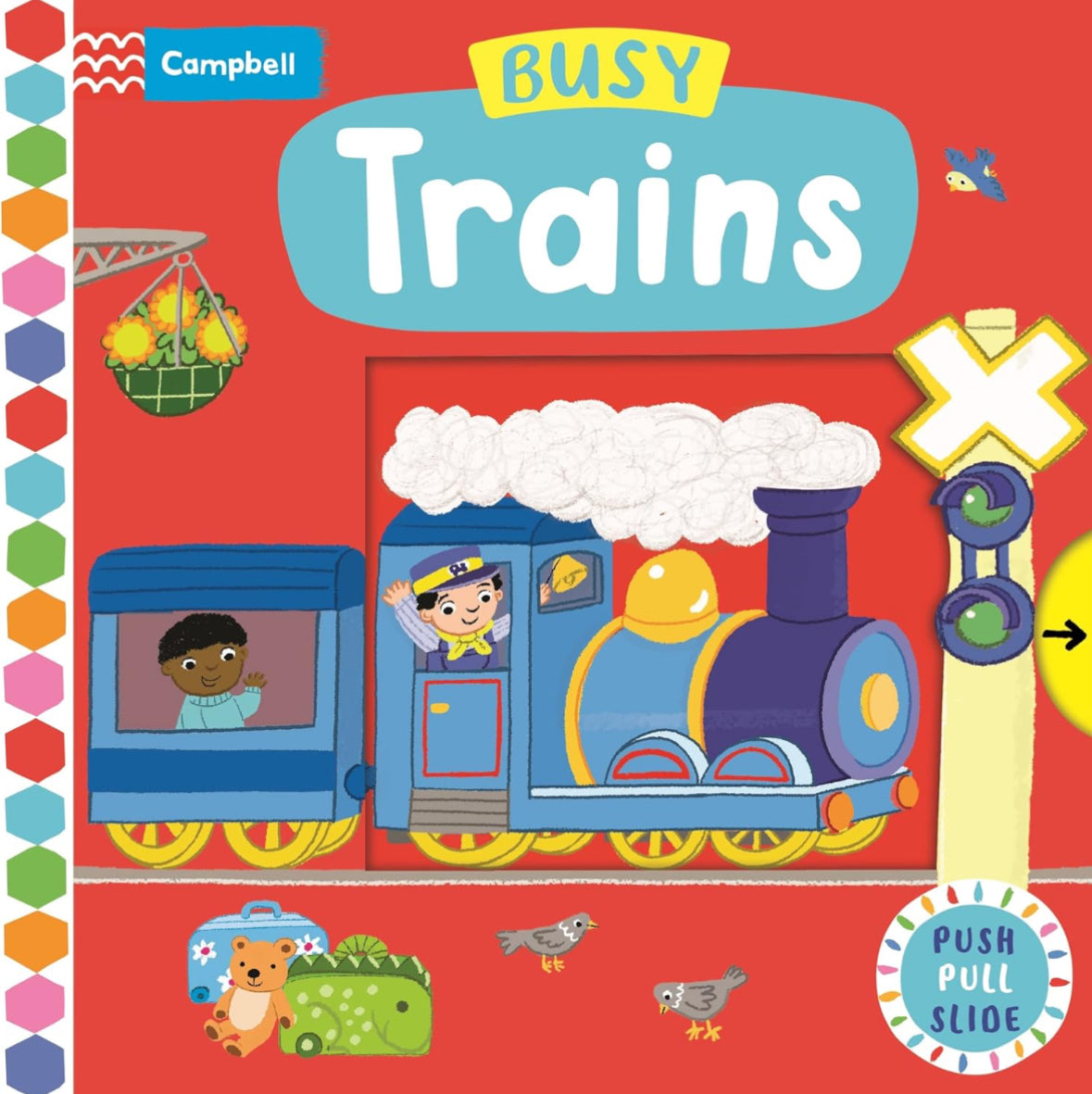 Busy Trains - A Push, Pull, Slide Book