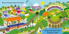 Busy Trains - A Push, Pull, Slide Book