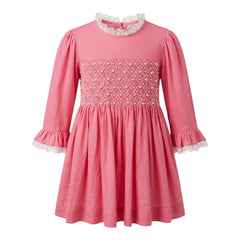 Candy Pink Pearl Smock