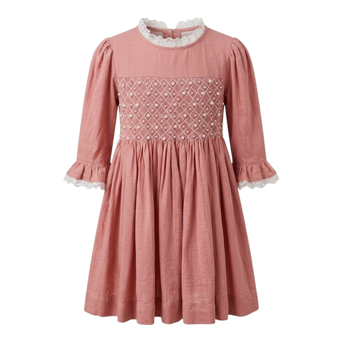 Coral Pearl Smock