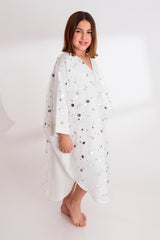 Crepe Gandoura White