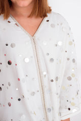 Crepe Gandoura White