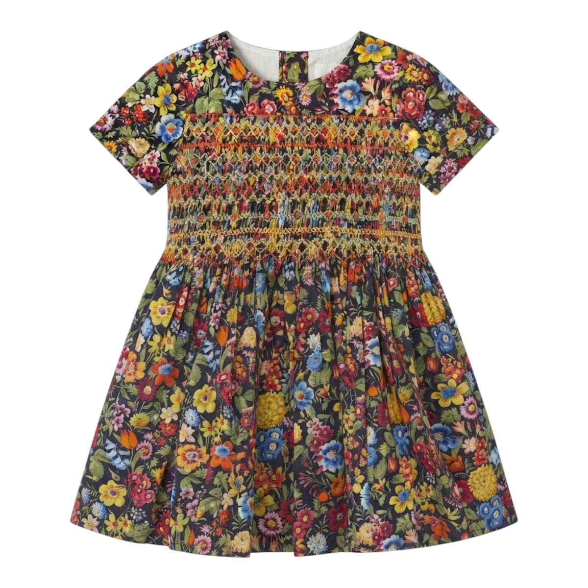Yellow Green Wildflower Liberty Dress