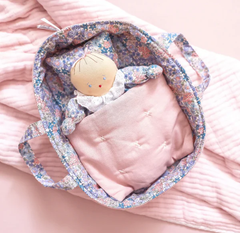Doll Carrier Set Lilly Blue with Doll