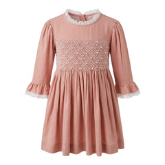 Dusty Rose  Pearl Smock