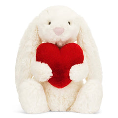 Bashful Red Love Heart Bunny
