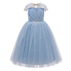 Elsa Blue Couture Dress