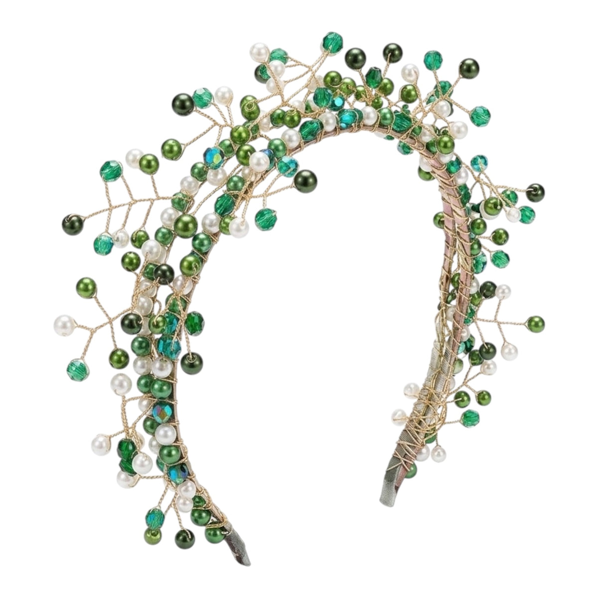 Emerald Bloom Headband