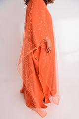 Caftan Tulle Orange