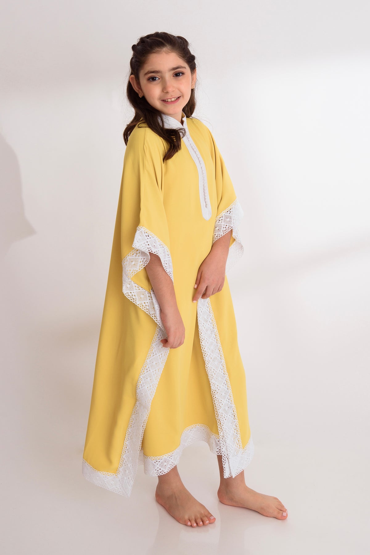 Gandoura Dentelle - Neon Yellow