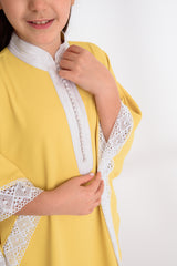 Gandoura Dentelle - Neon Yellow