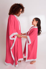 Gandoura Dentelle - Rose