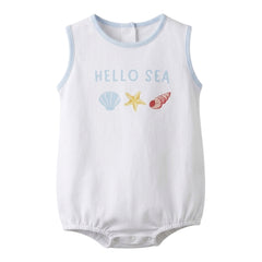 HS46B Hello Sea Romper White