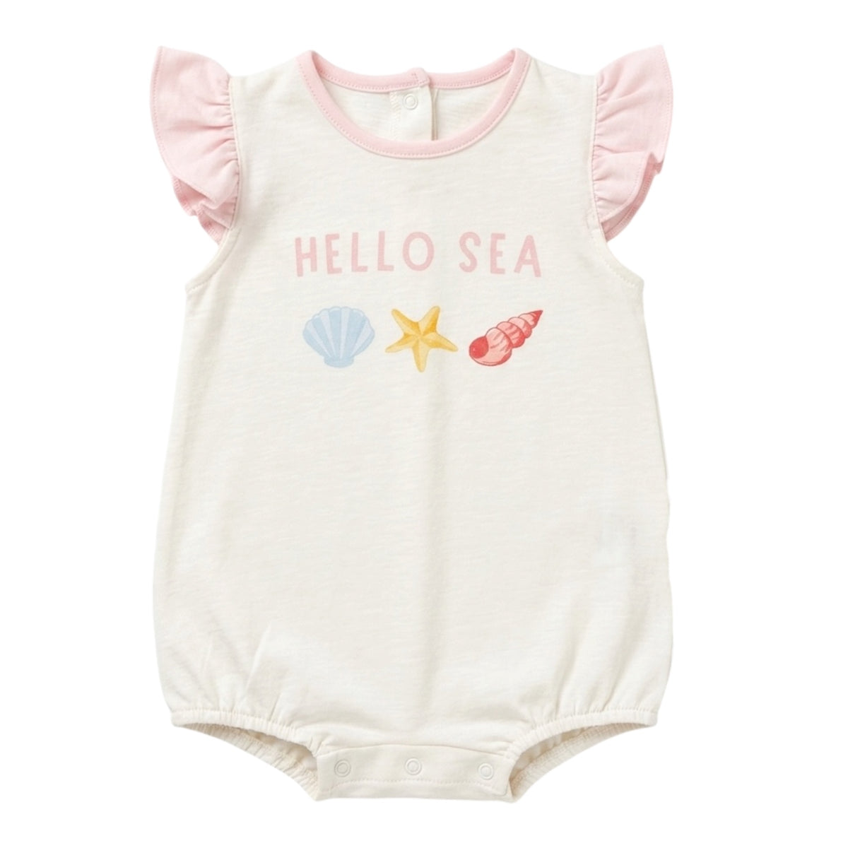 HS46G Hello Sea Romper Pink