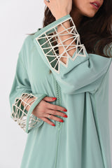 Mosaic Design Kaftan - Green