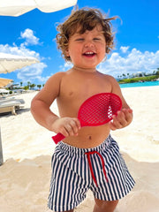Blue Stripes Shorts
