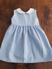 Blue Checkered Dress
