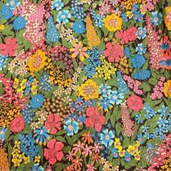 Dark Green Wildflower Liberty Dress