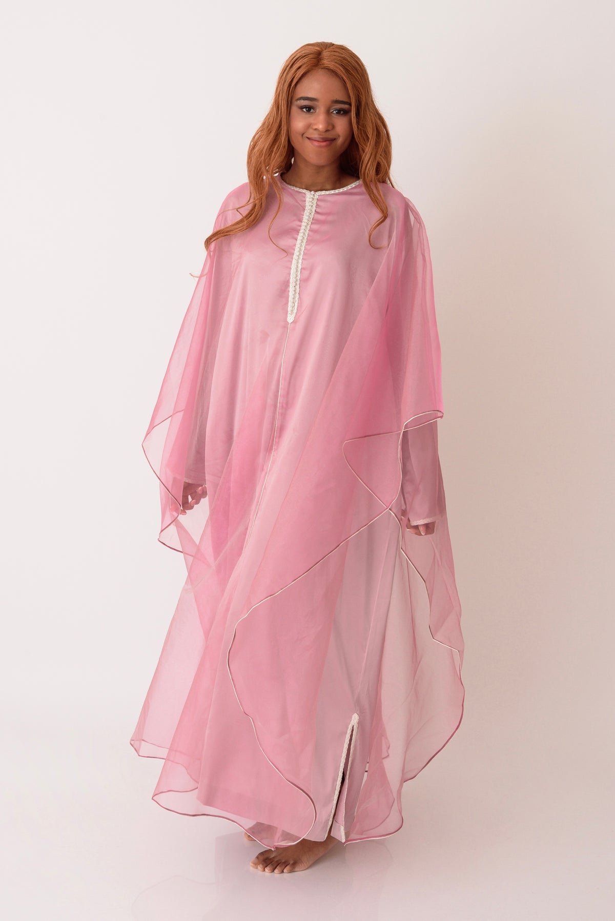 Silk Caftan Plum
