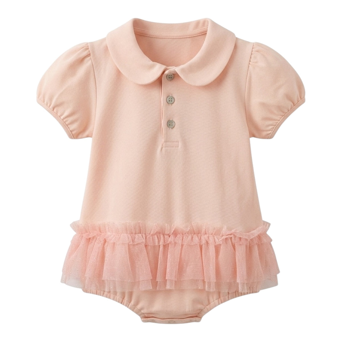 Meadow Romper Peach Pink