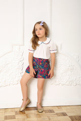 Navy Shorts Set