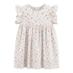 PE86G Petals Dress White