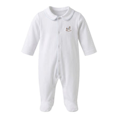 Rocking Horse Babygrow White & Blue