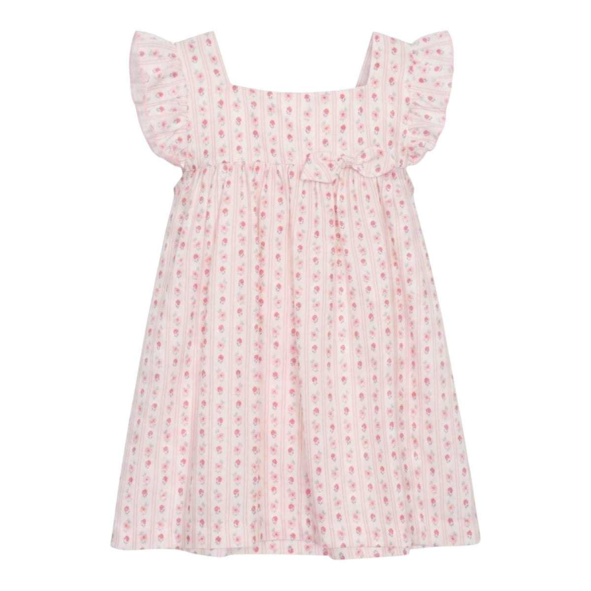 Denim Dress Flower Print