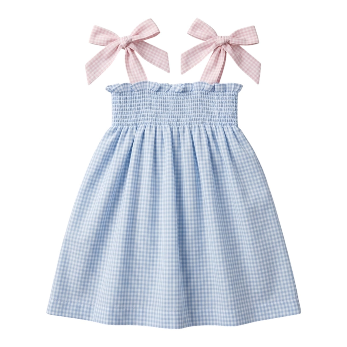 Hello Sea Dress Blue & Pink
