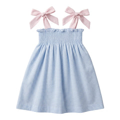 Hello Sea Dress Blue & Pink