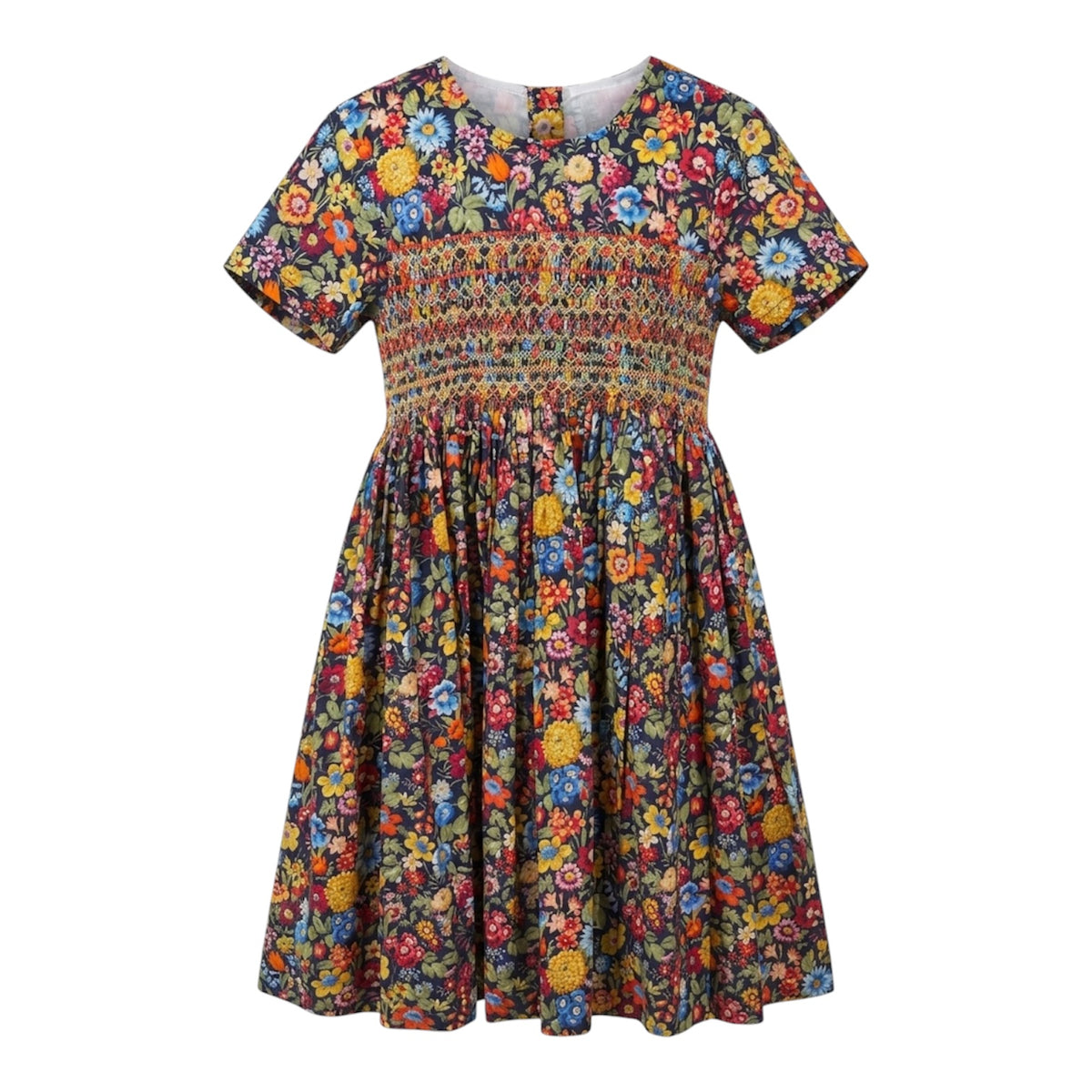 Yellow Green Wildflower Liberty Dress